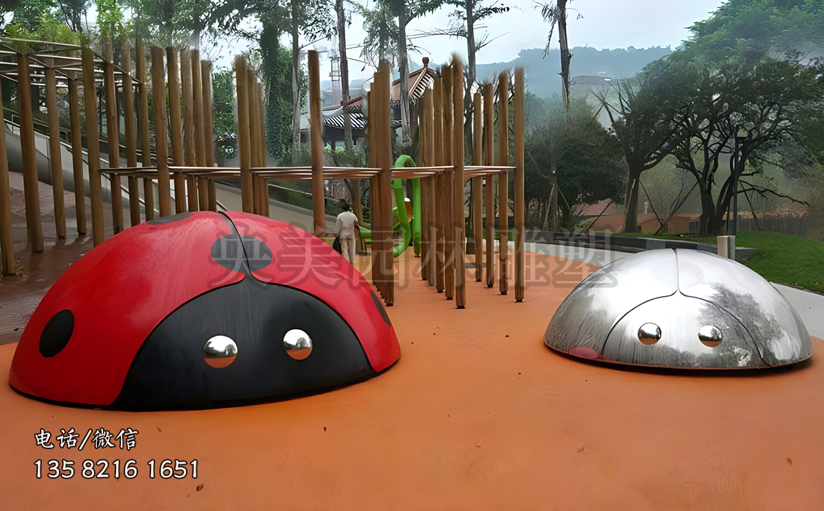 不銹鋼鍛造七星瓢蟲(chóng)雕塑