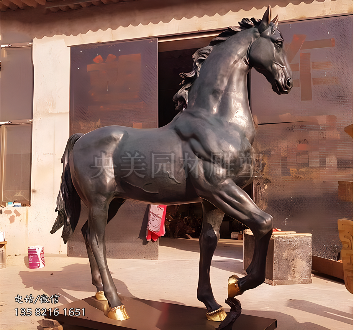 鑄銅馬雕塑