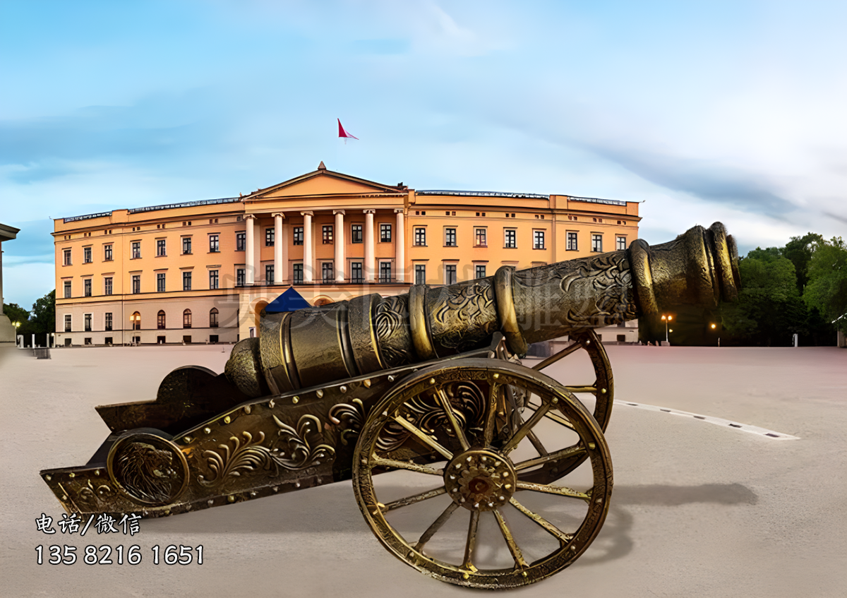 玻璃鋼仿真火炮雕塑