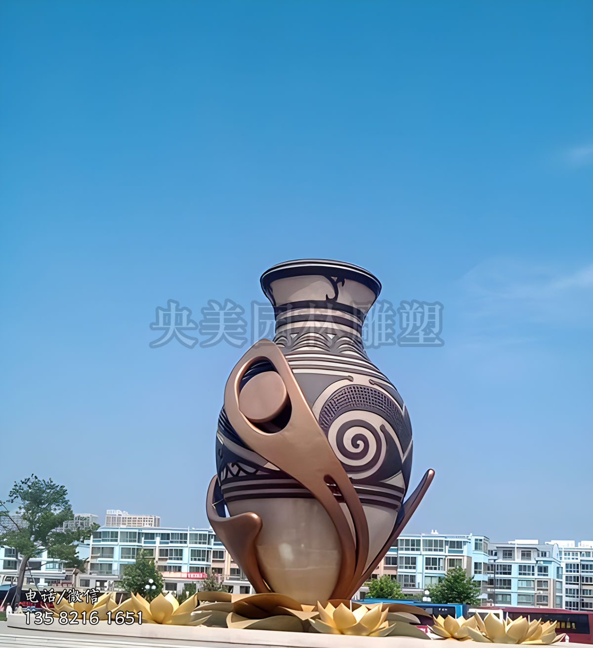 大型花瓶景觀(guān)雕塑