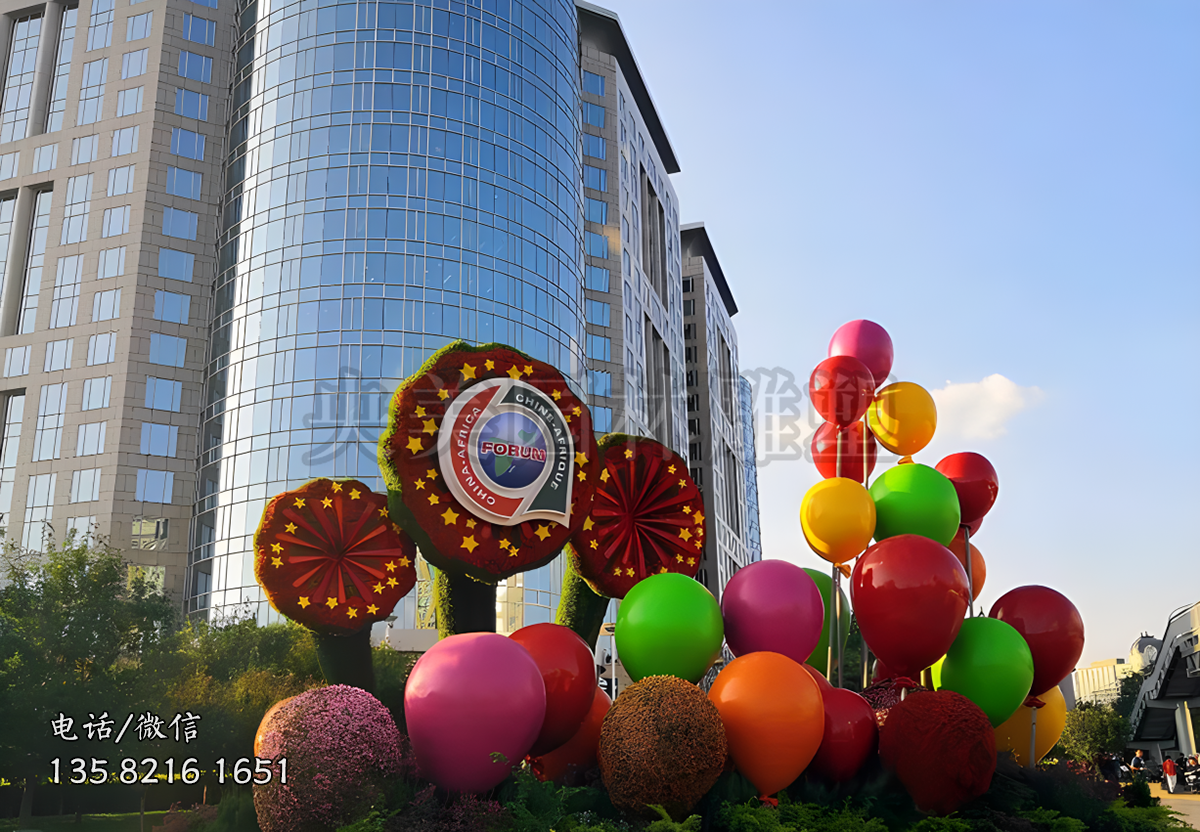 購物廣場(chǎng)裝飾氣球景觀雕塑